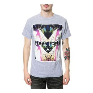 Fly Society Mens The Double Vision Graphic T-Shirt, NWT